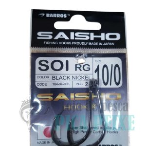 BARROS – ANZOL SAISHO SOI RG  _ 184-04  _  BLACK NICKEL