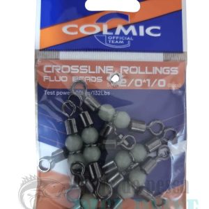 COLMIC – CROSSLINE ROLLING FLUO BEADS _ 6pcs