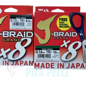 DAIWA J-BRAID GRAND X8 DARK GREEN 135MT