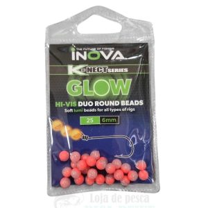 INOVA HI-VIS DUO GLOW LARANJA/GLITER 6MM 25PCS