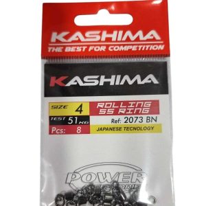 KASHIMA ROLLING SS RING REF.2073 4 51KG-8PCS
