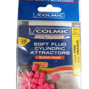 SOFT FLUO SINKING PINK 25PCS 5MM/4.5MM