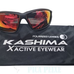 KASHIMA POLARIZADOS XACTIVE  MATTE BLACK/BRED REVO K1056
