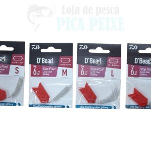DAIWA STOP FLOAT LONG CLEAR GLITERY 5X6PCS