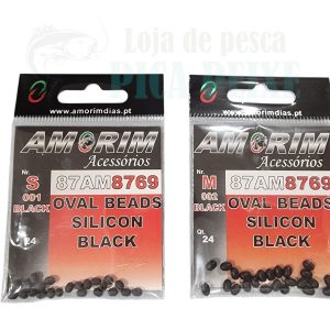 AMORIM SILICON OVAIS BLACK (CT.24)