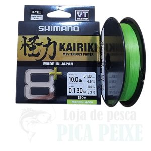 SHIMANO KAIRIKI 8+ 150MT MANTIS GREEN