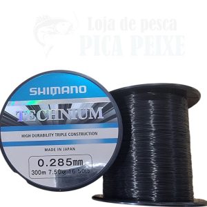 SHIMANO TECHNIUM 300MT 0.285MM 7.50KG GREY