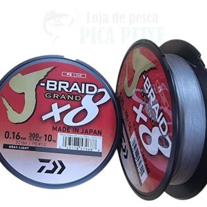 DAIWA J-BRAID GRAND x8 270MT – GRAY-LIGHT