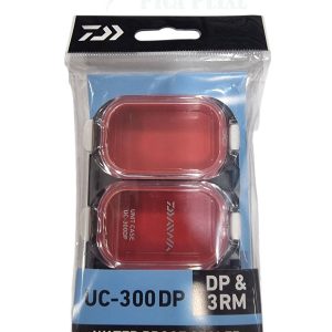 Daiwa Caixa à prova d’água selada 3 ambientes profundos 11×6,5×1,8cm vermelho fumê