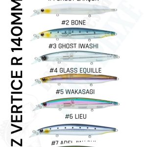 DAIWA SHORELINE SHINER – Z VERTICE R 140S – 140MM / 28.5GR