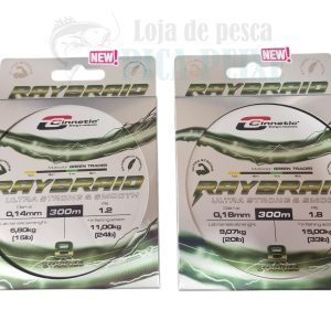 CINNETIC GREEN TRACER RAY BRAID 8 STRANDS 300MT