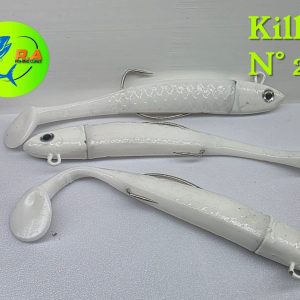 Vinil “KILLERS” nº 21 (corpo 105mm + cabeçote 25g c/anzol VMC nº 2)