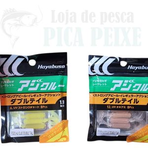 HAYABUSA AJI CLUE DOUBLE TAIL  8PC