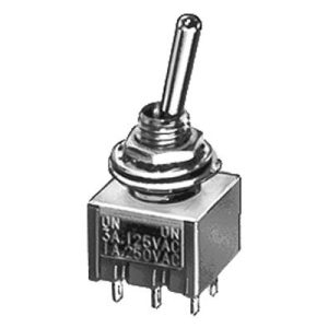 Interruptor miniatura 0.3A 125Vac On-Off alavanca