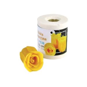 Forma de silicone – Mini rosa decorativa – altura 3,5 cm