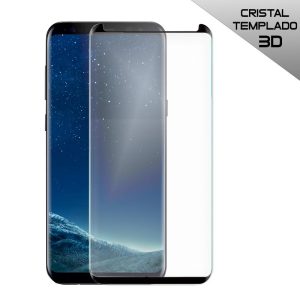 PELÍCULA PROTECÇÃO VIDRO TEMPERADO SAMSUNG S8 CURVO – PRETO