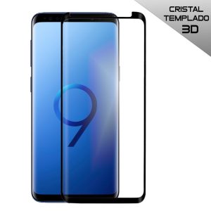 PELÍCULA PROTECÇÃO VIDRO TEMPERADO SAMSUNG S9 CURVO – PRETO
