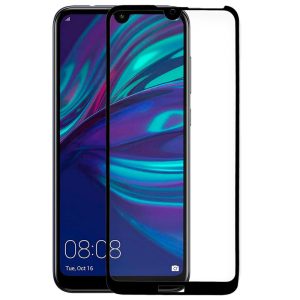 Película Protectora de Cristal Templado Huawei Y7 (2019) (FULL 3D Negro)