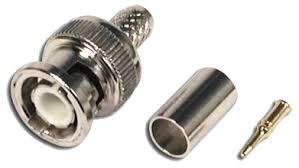 Conector macho BNC crimpado RG59 – PACK 4 UNIDADES