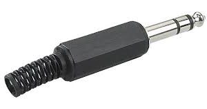 Ficha JACK 6.3 macho stereo extensão